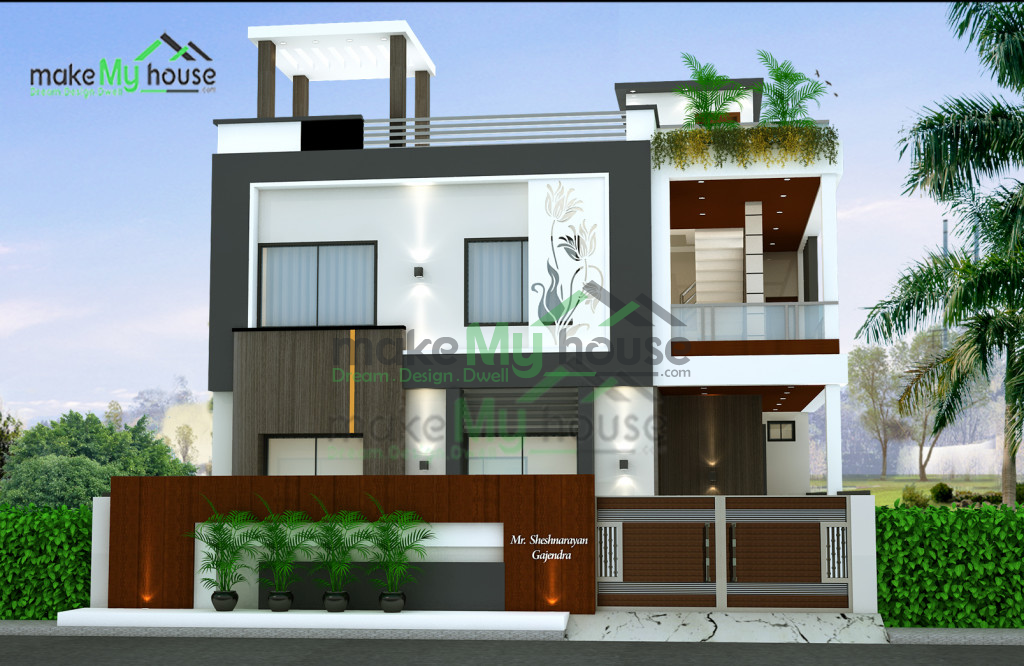 2450Sqft Exterior house design