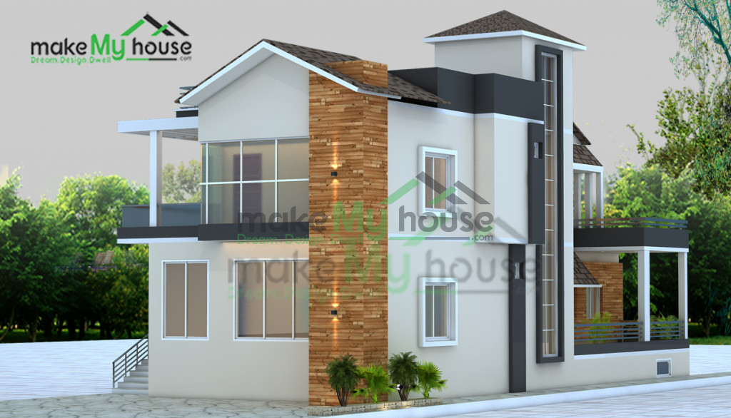 duplex house exterior design