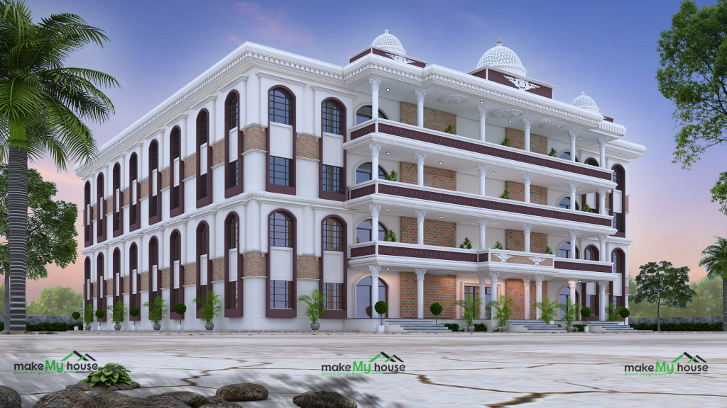 multistory school exterior design