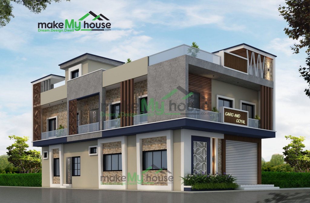 double story office exterior design