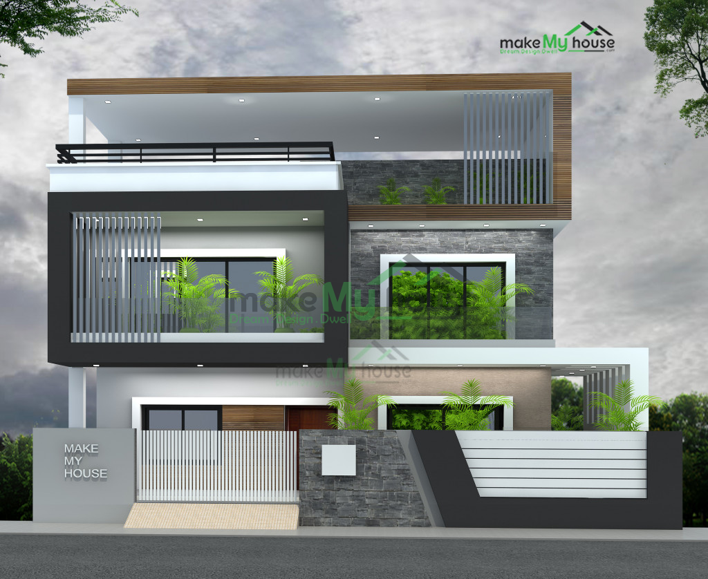 duplex residential floor plan