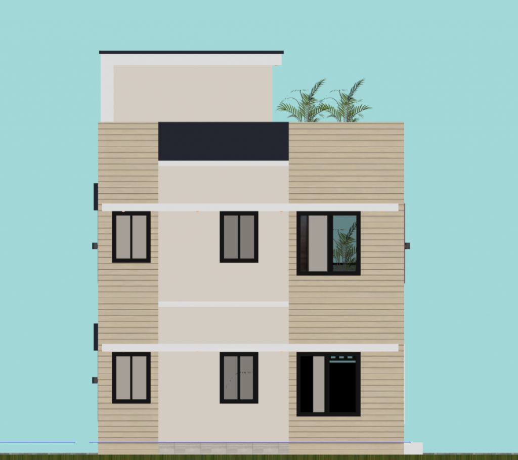 duplex 2d elevation