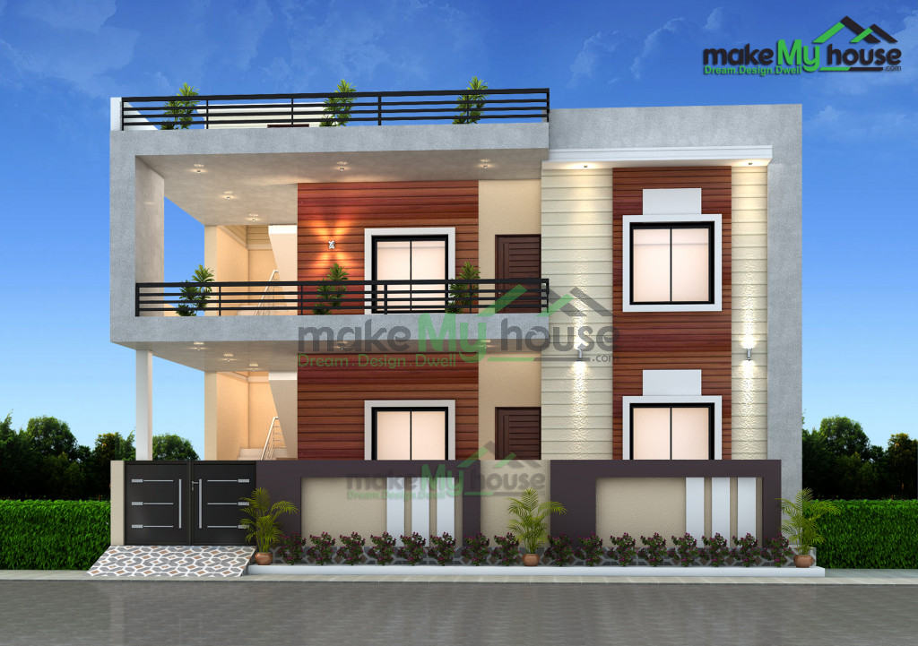 Duplex Exterior house design