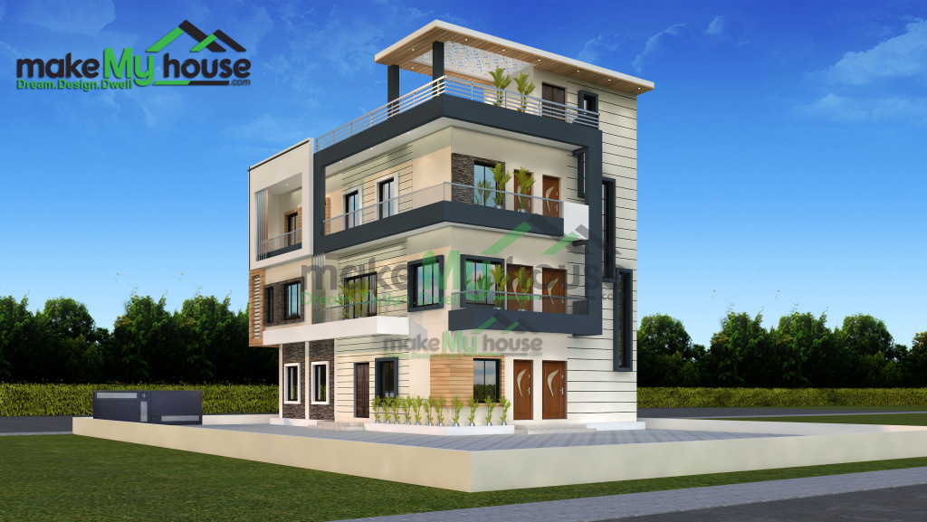 triplex 2d Elevation