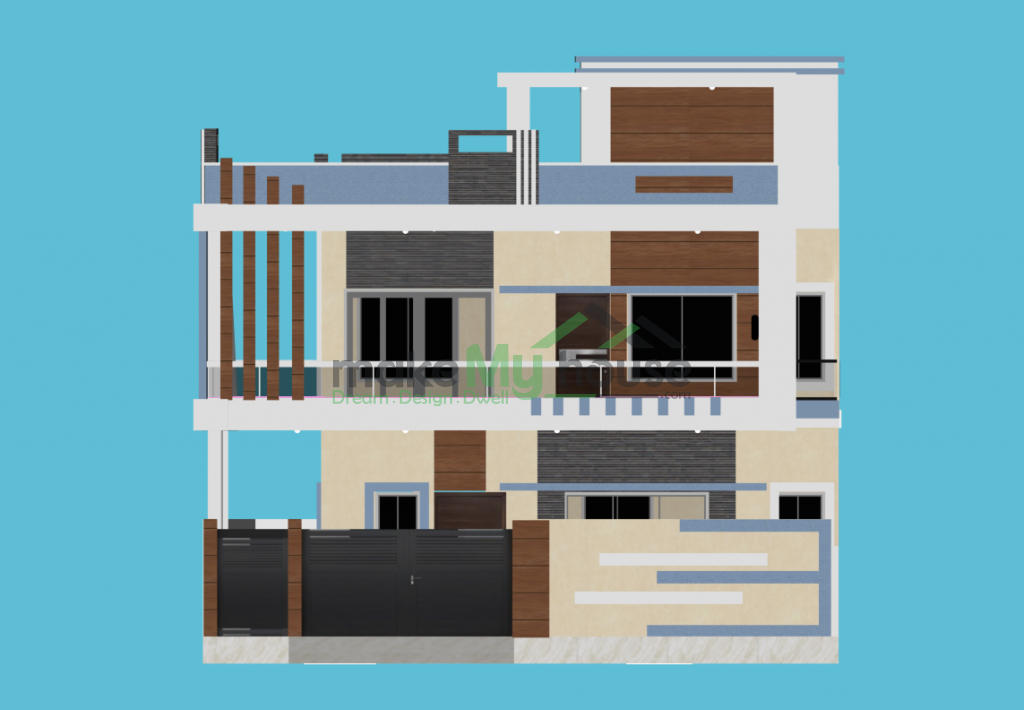 duplex residential floor plan