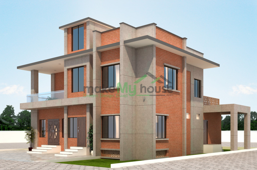 duplex residential exterior design