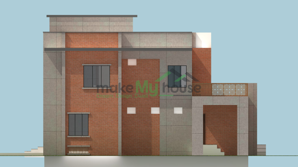 duplex house exterior design