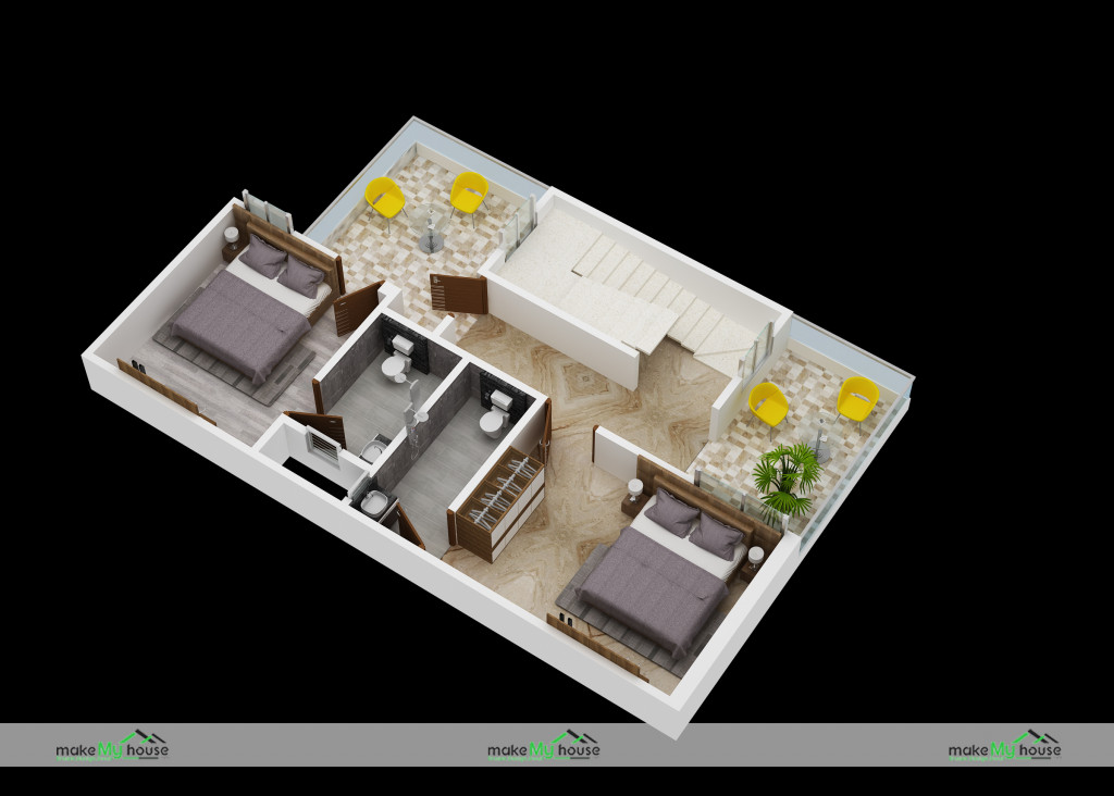 duplex residential cum commercial floor plan