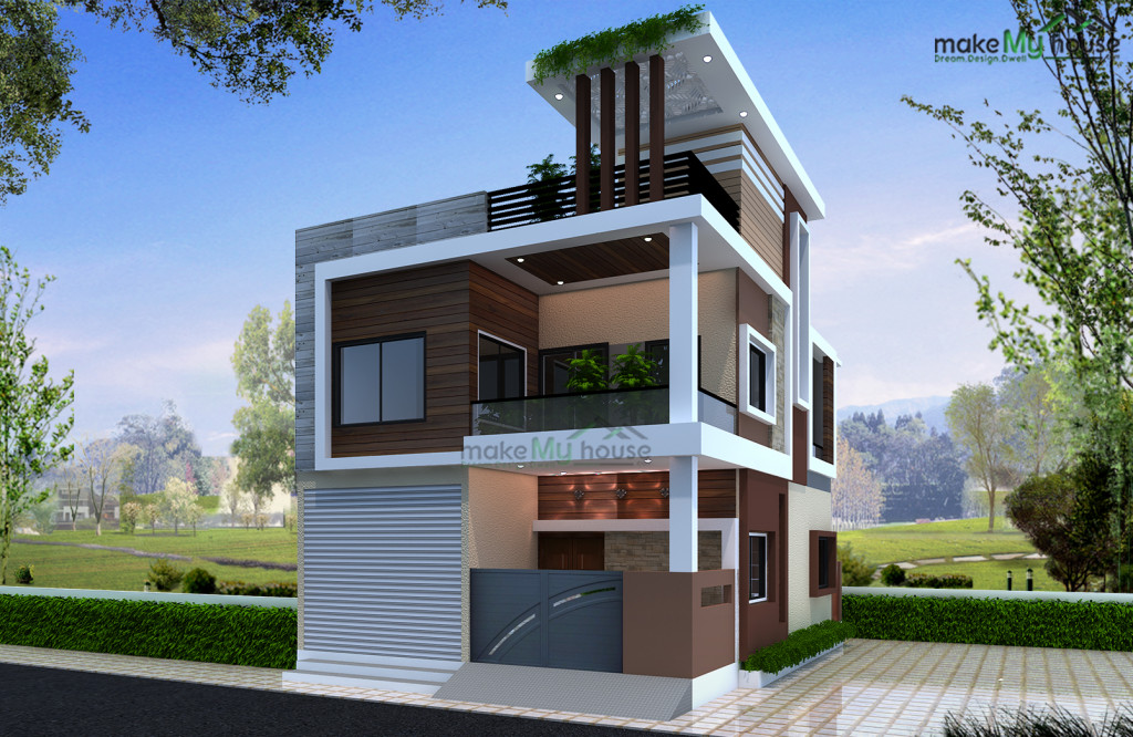 Duplex 3D House Design