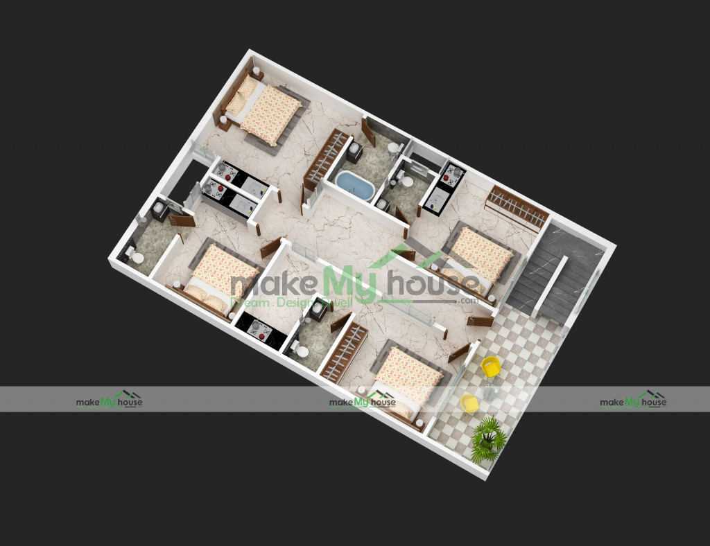 duplex residential cum commercial floor plan