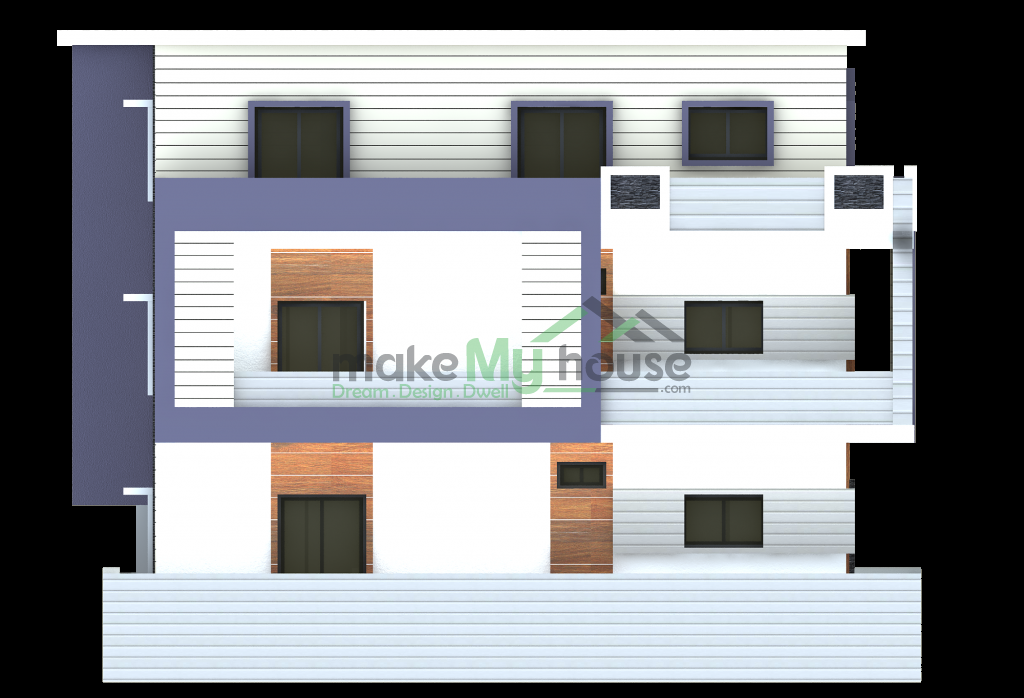 Triple Story House Elevation designs