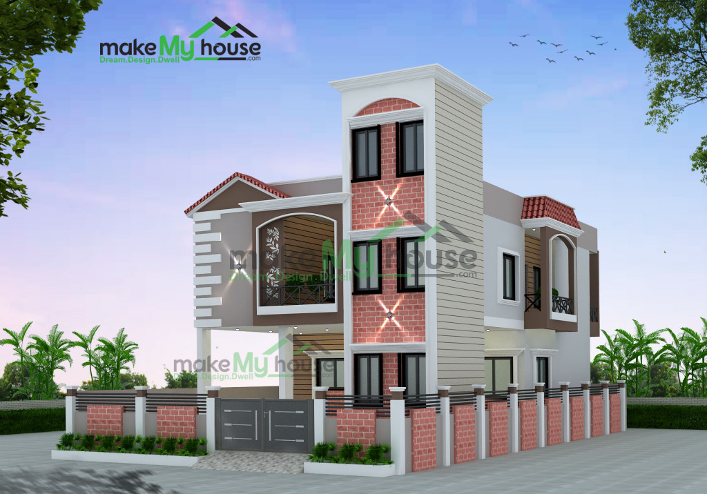 Duplex Exterior house design