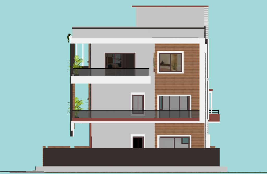 triplex house design