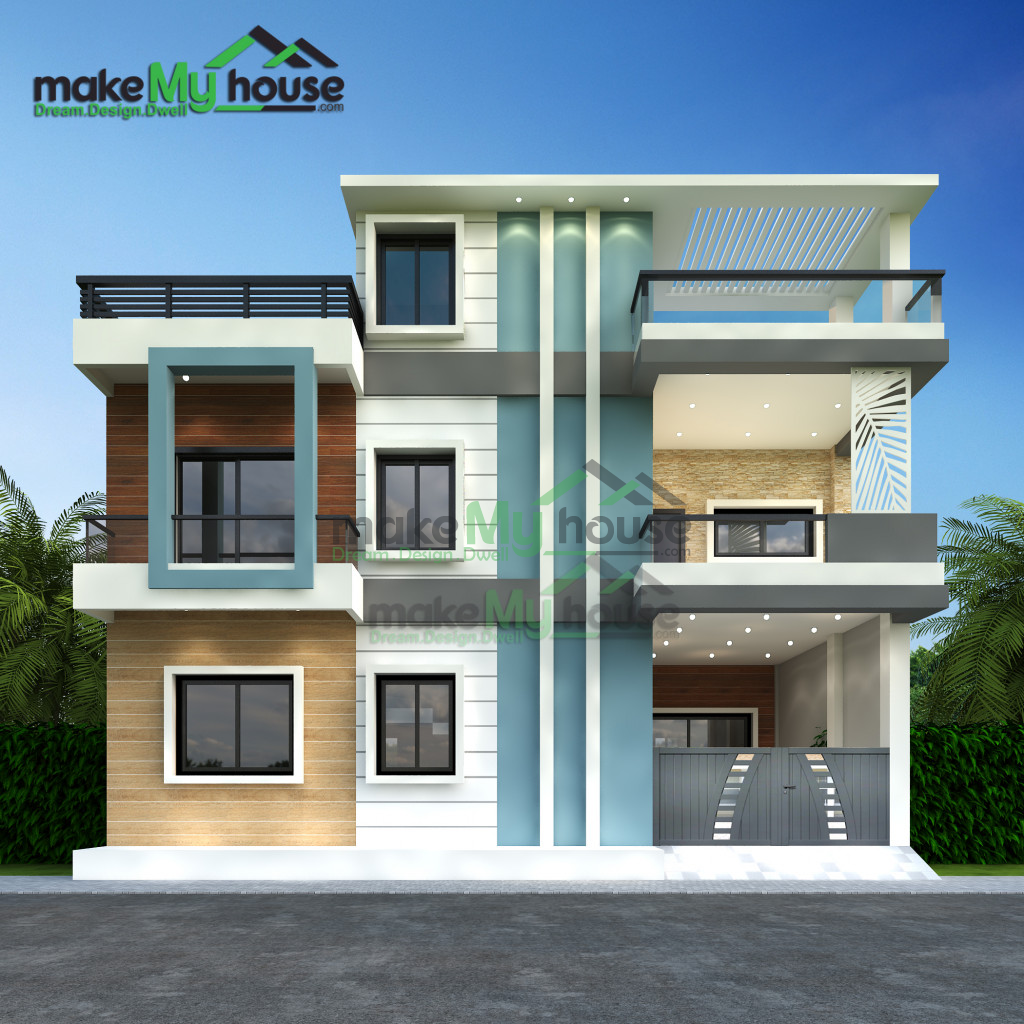 Duplex Exterior house design