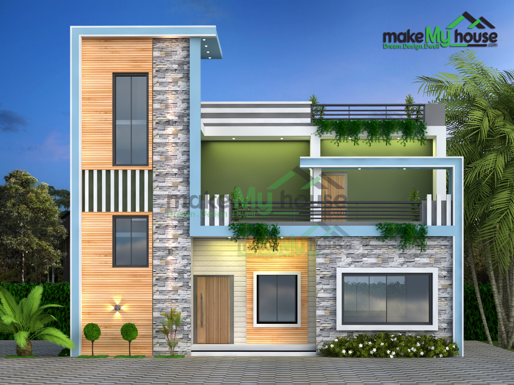 Duplex House Elevation Design