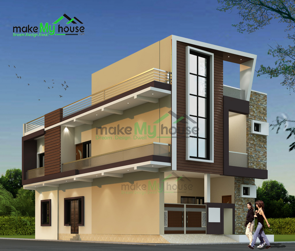 23ft x 49ft 3D House Design