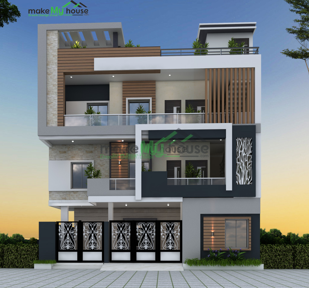 37ft x 43ft Exterior house design