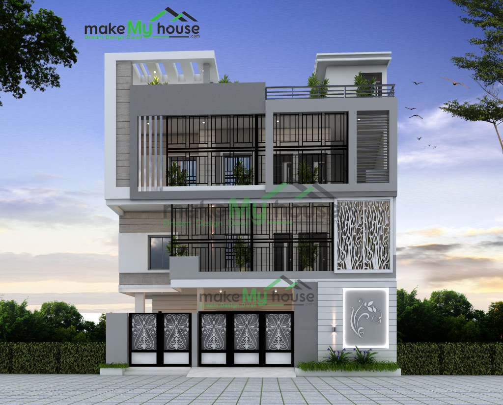 modern house floor plan