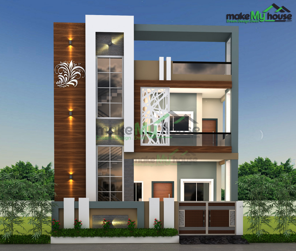 Duplex House Elevation Design