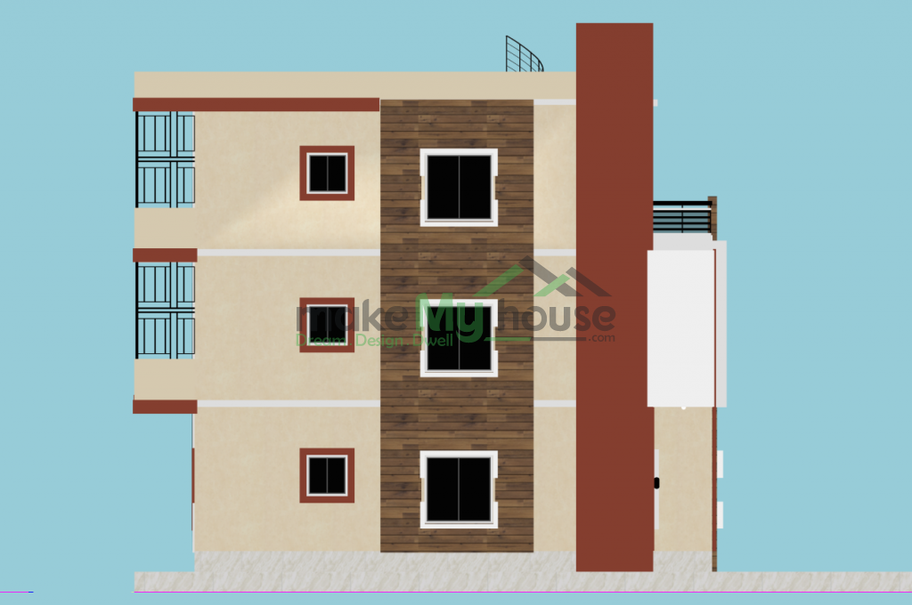 triplex house floor plan