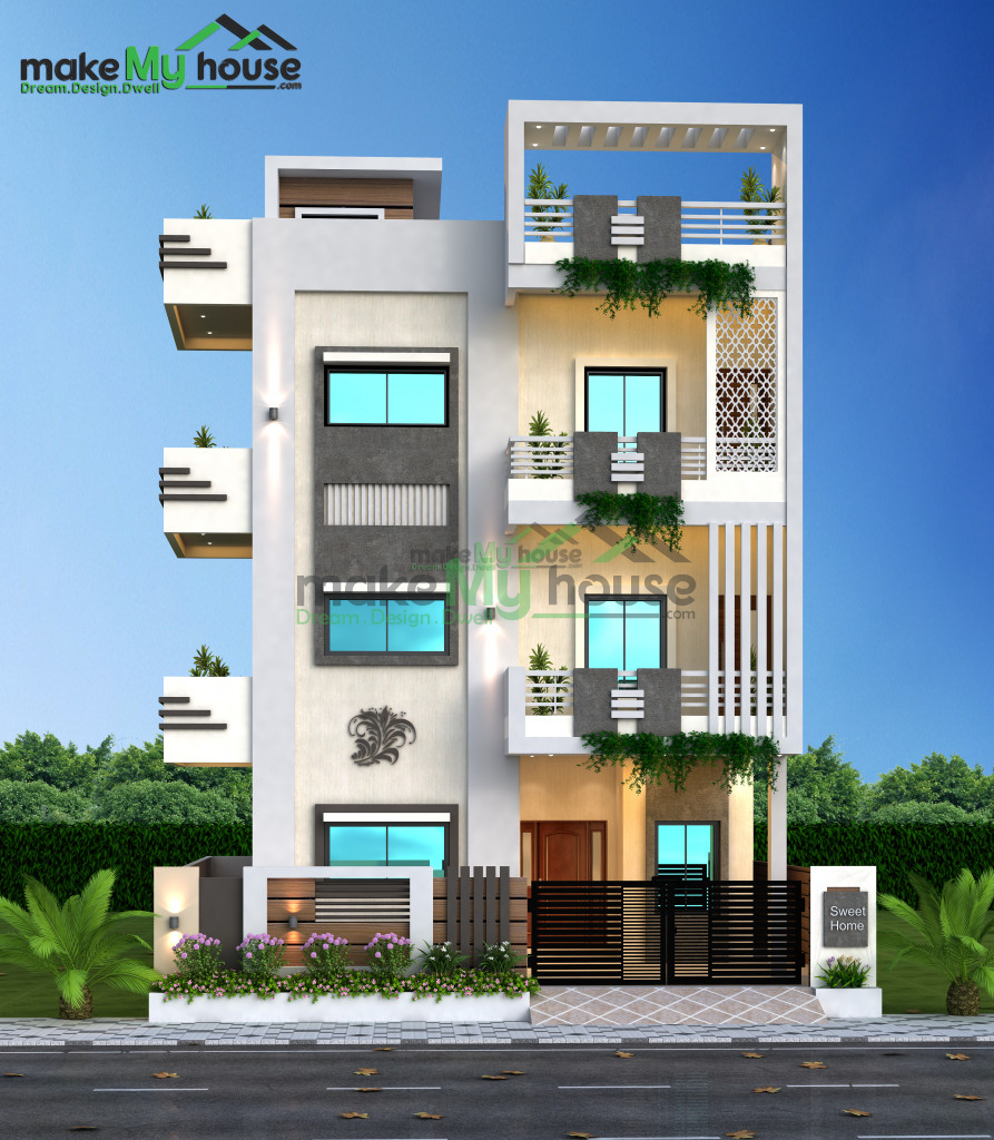 3d house elevation designs 