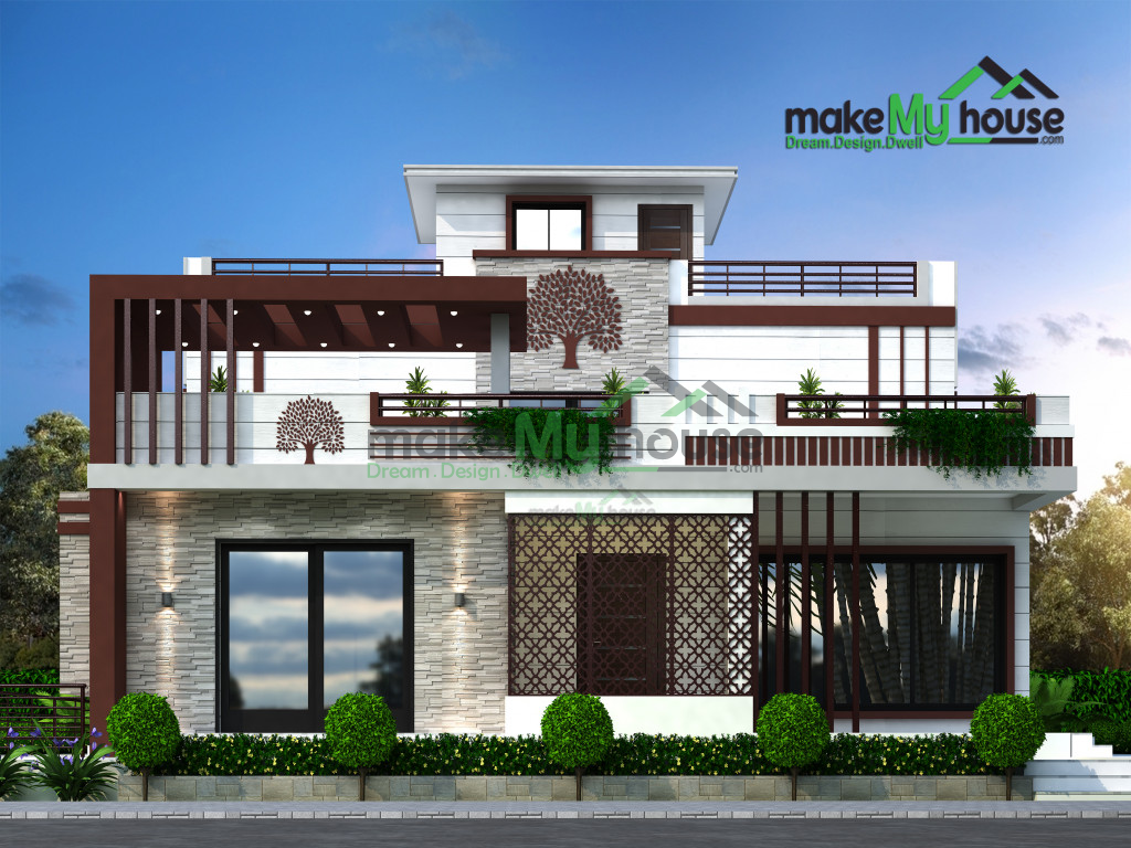 Duplex Exterior house design