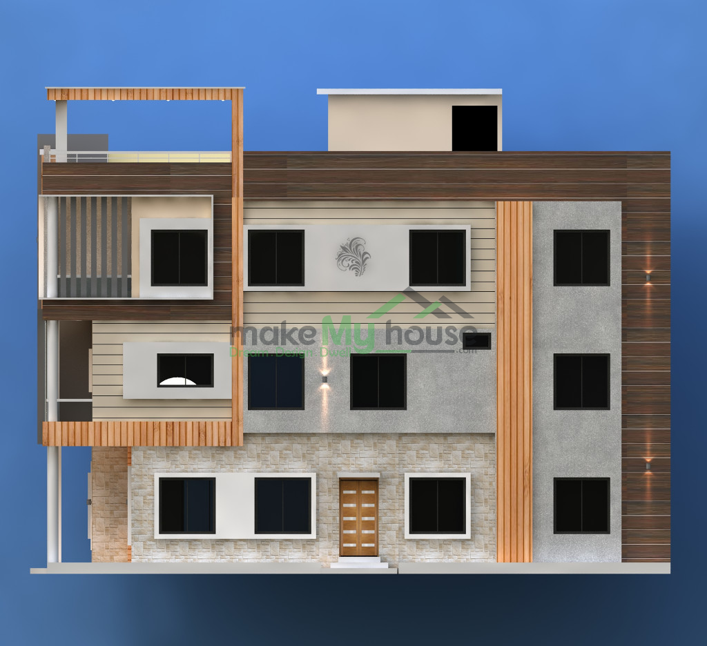 triple story house design