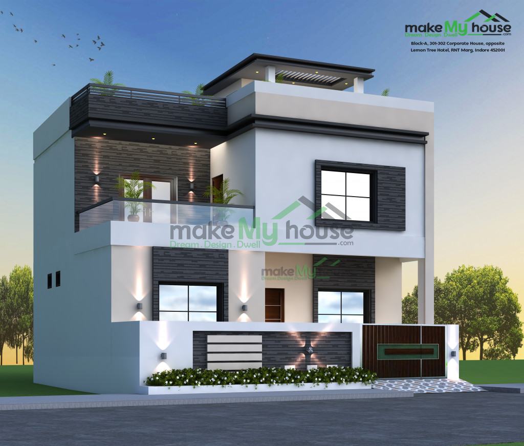 Duplex House Elevation Design