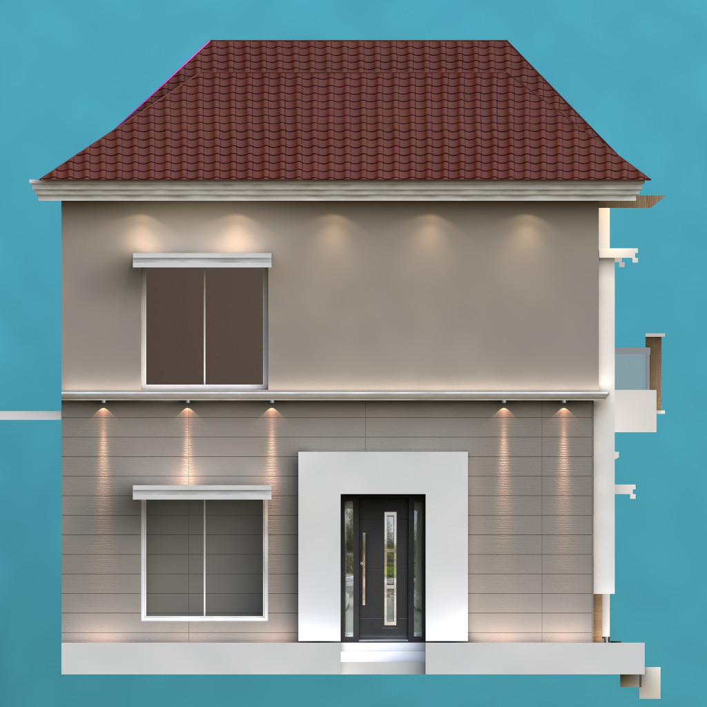 duplex 2d house design