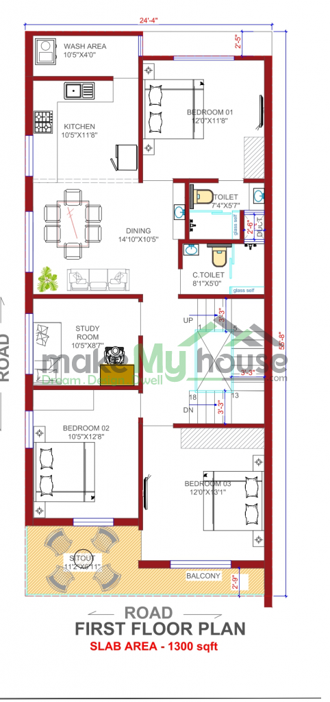 South facing house plan