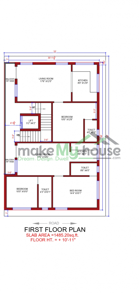 second floor plan