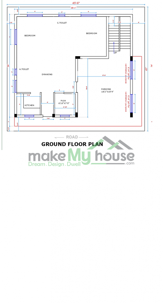 second floor plan