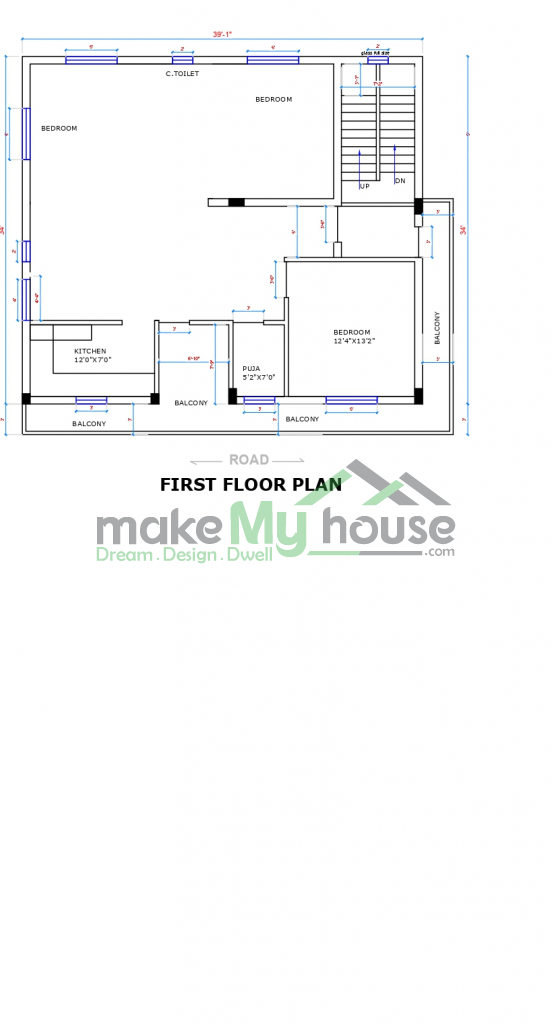 second floor plan