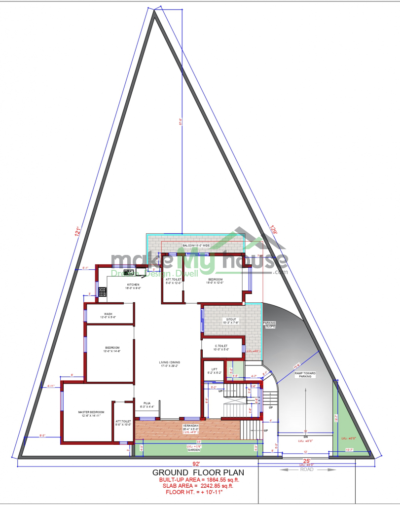 second floor plan for house design