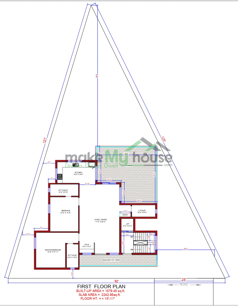 second floor plan for house design