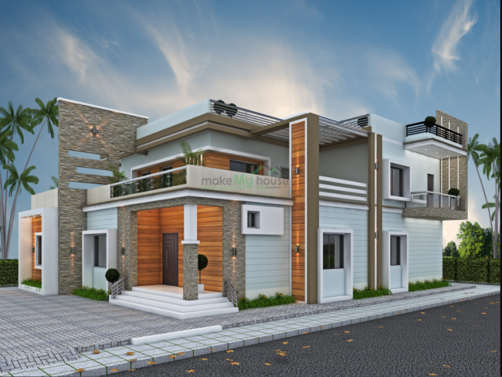 50ft x 60ft House Elevation Design