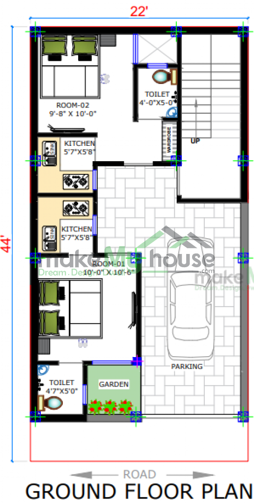 3d floor plan for residential house 