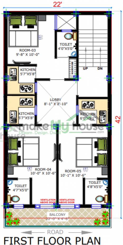 east facing floor plan 