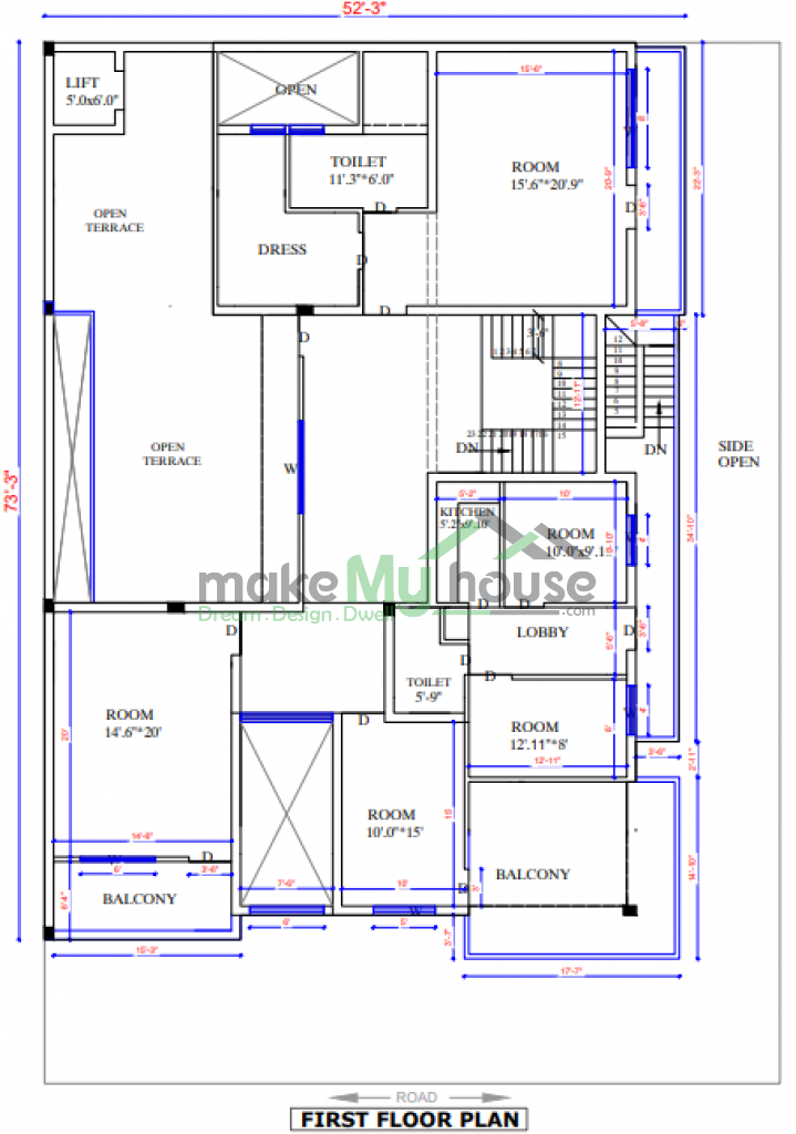 49x73 house design