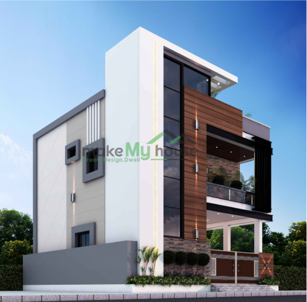 2d elevation for residential house