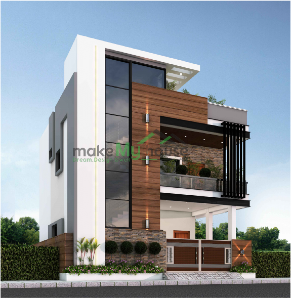 Duplex House Elevation Design