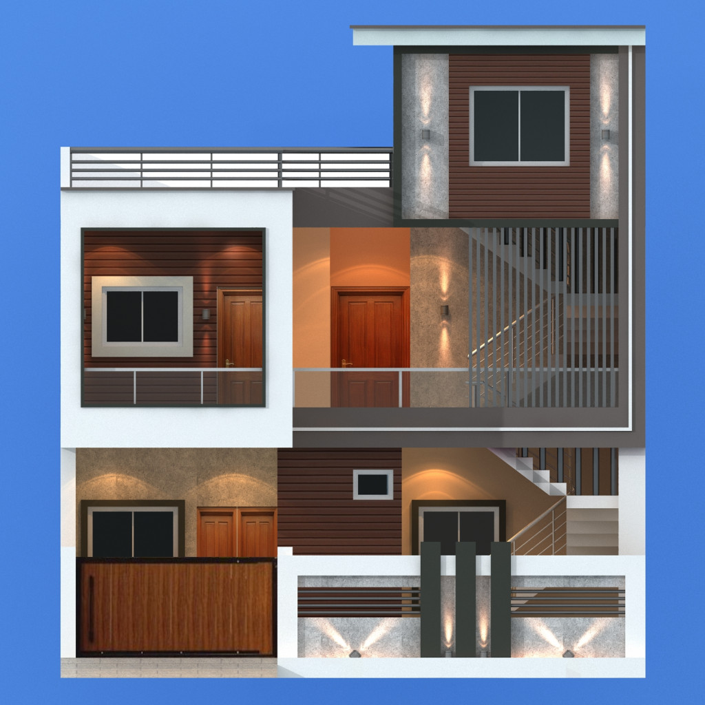 floor plan for two family house