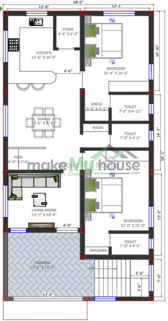 Duplex House plan