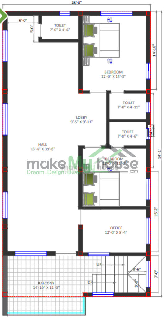 residential house floor plan designs 