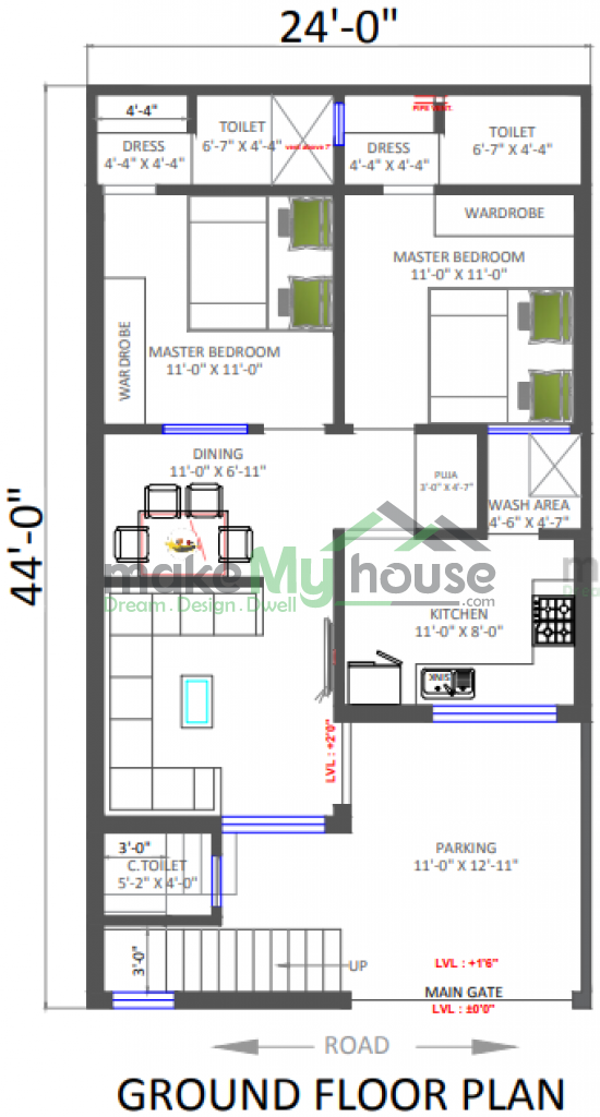 2d elevation designs for house 