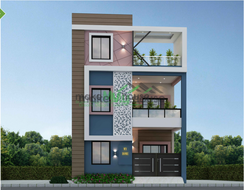 Duplex 3D House Design