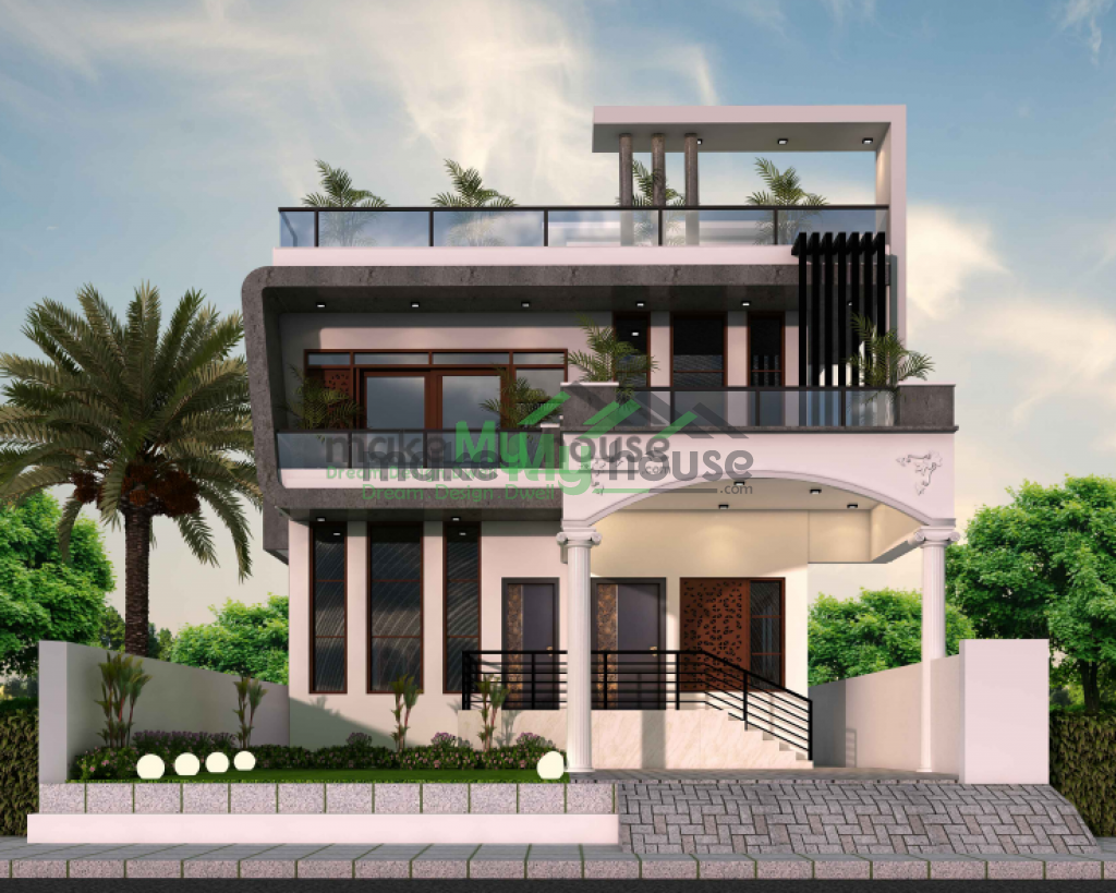 35ft x 70ft 3D House Design