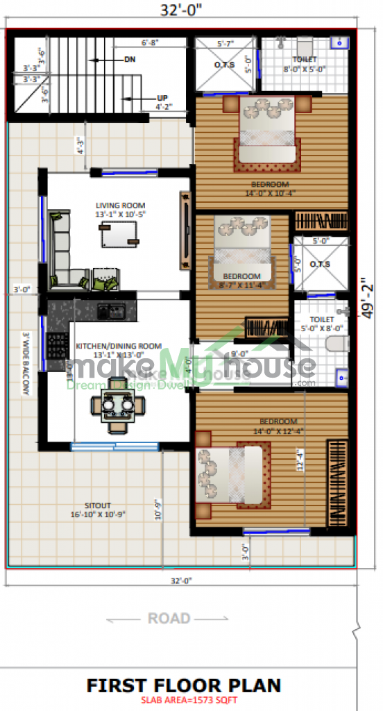 2d exterior elevation for duplex house