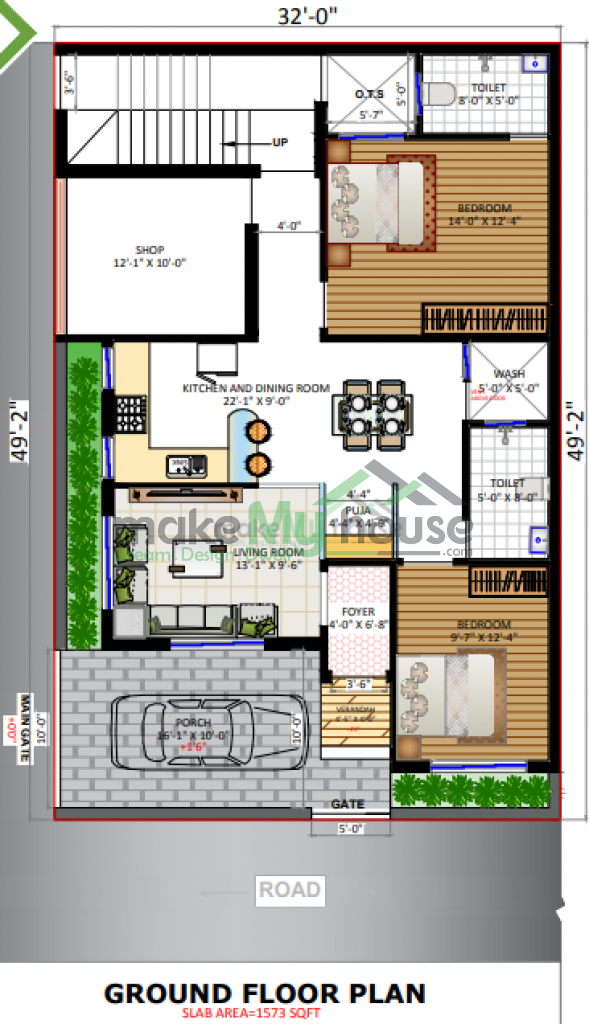 3D elevation designs for villa 