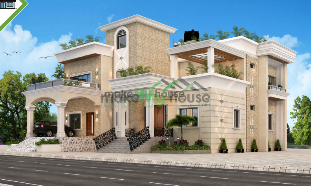 Duplex 3D House Design